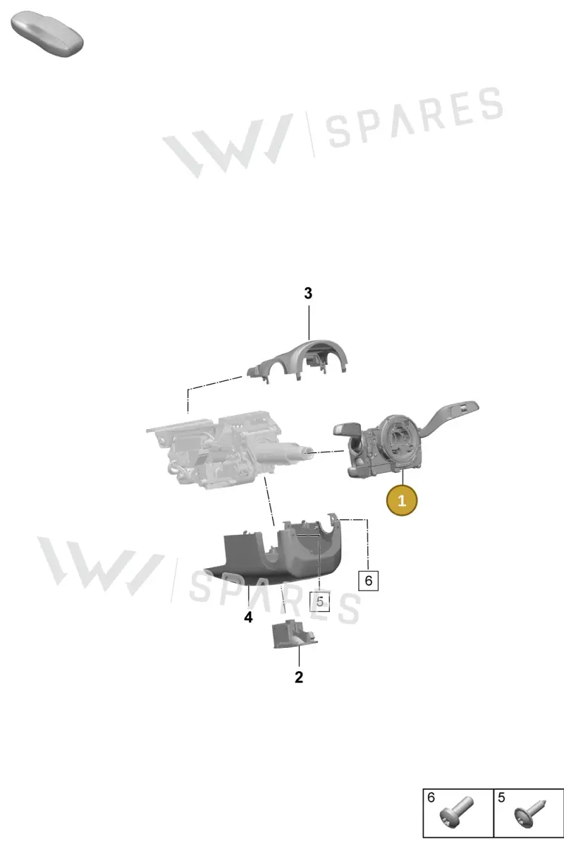 9Y0953501BFHUO — Porsche Taycan Sport Turismo (2023-2025) diagram p64905600, position 1