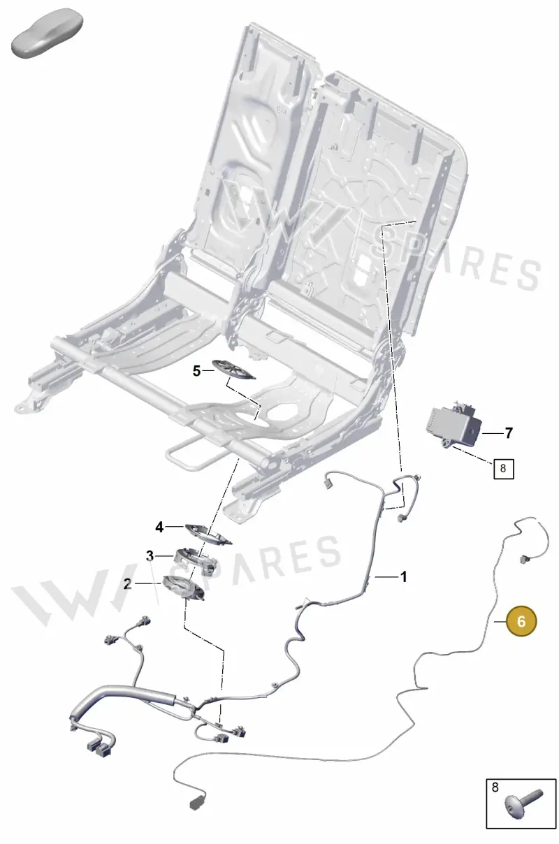 9Y0971582B — Porsche Cayenne Coupe (2023-2023) diagram p60818500, position 6