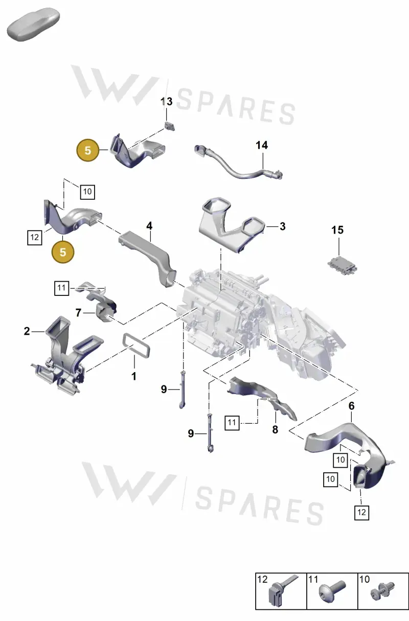 9Y1819655B — Porsche Cayenne Coupe (2023-2023) diagram p60000001, position 5