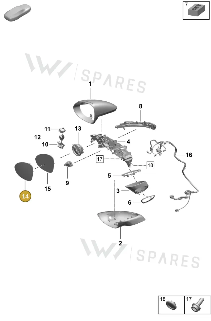 9Y1857521M — Porsche Macan 4 (2024-) diagram p61809500, position 14