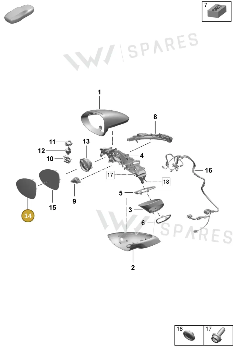 9Y1857521P — Porsche Macan 4 (2024-) diagram p61809500, position 14