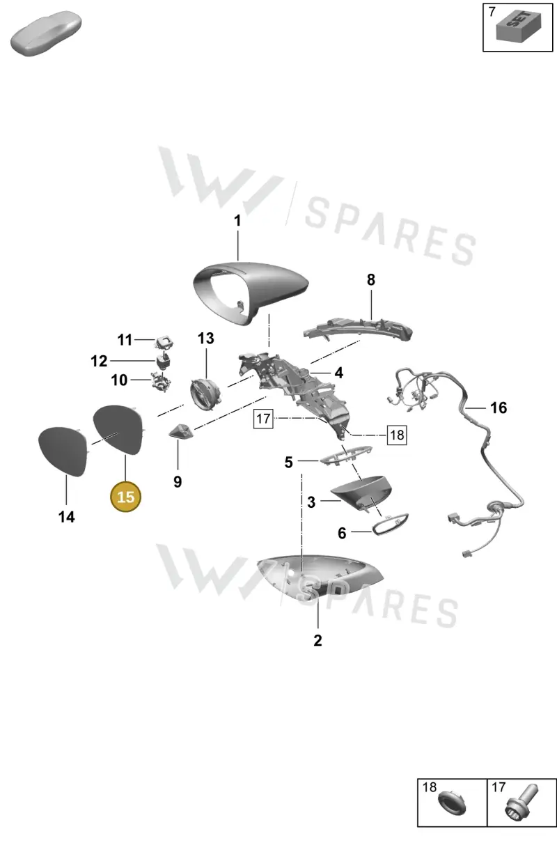 9Y1857522AB — Porsche Macan (2024-2024) diagram p61809500, position 15