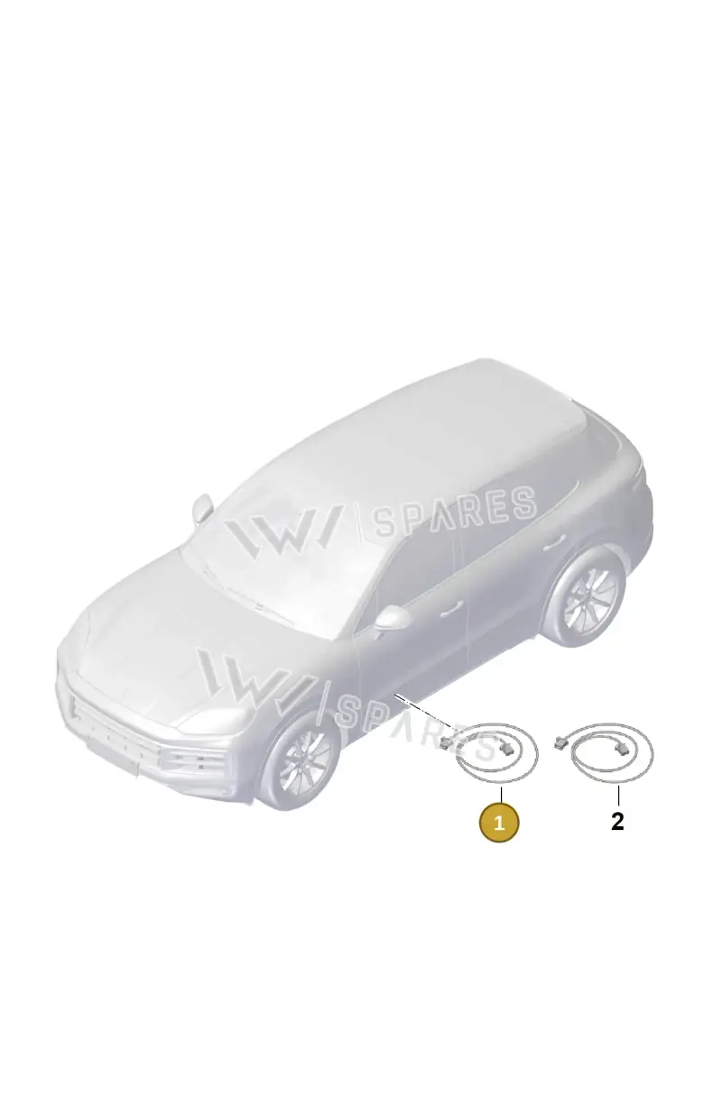 9Y1970267F — Porsche Cayenne Coupe (2023-2023) diagram p60912000, position 1