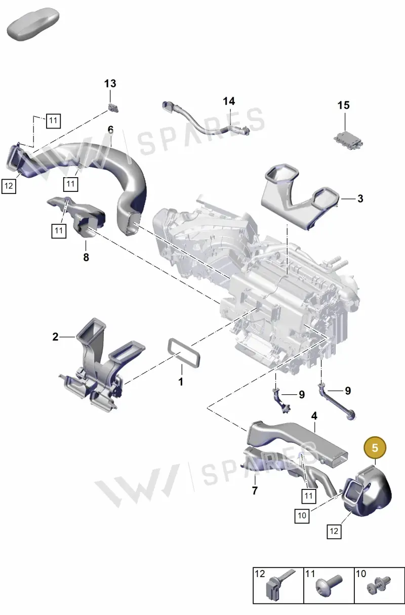 9Y2819656B — Porsche Cayenne Coupe (2023-2023) diagram p60814151, position 5