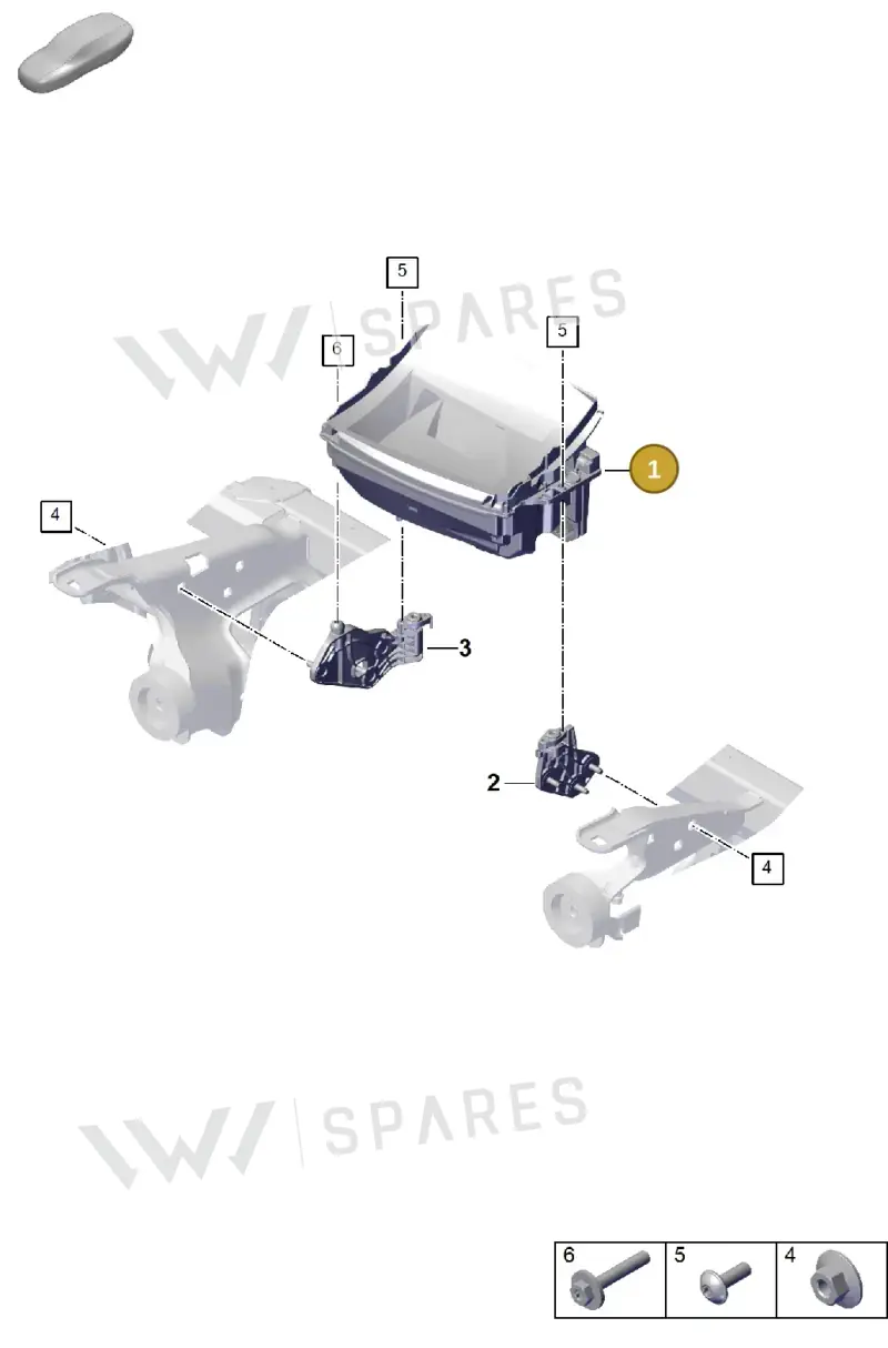 9Y3919617AF — Porsche Cayenne Coupe (2023-2023) diagram p60915000, position 1