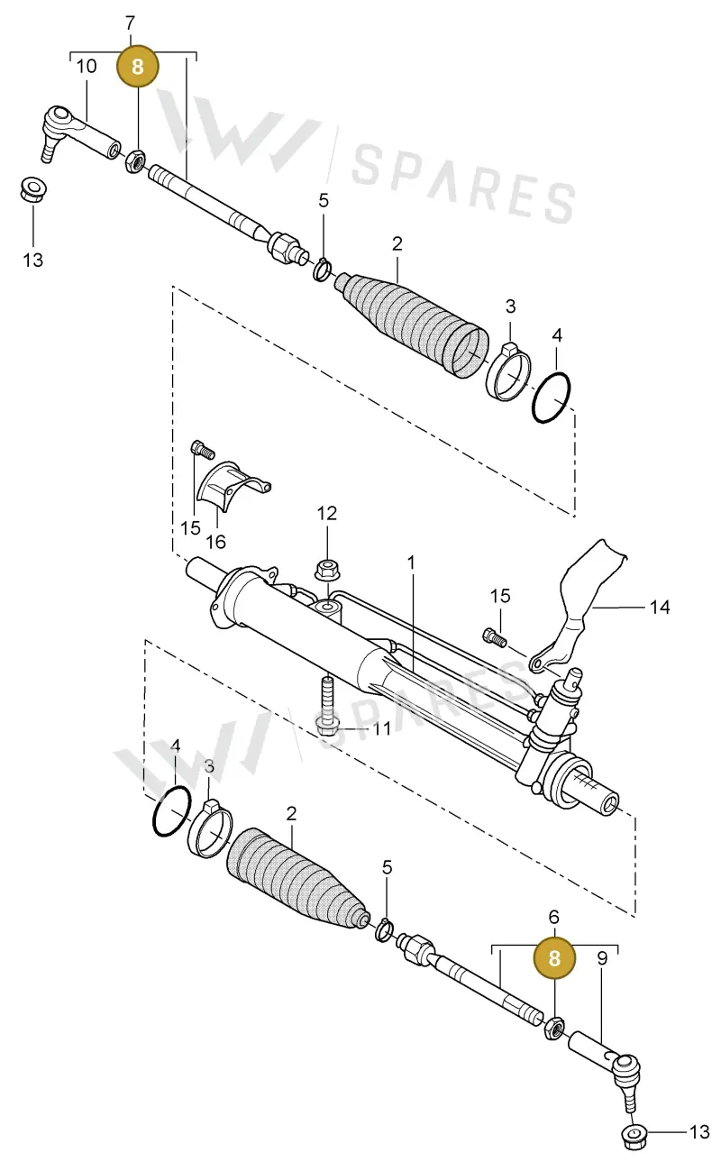 N01116418 — Porsche Cayenne (2007-2010) diagram p31403000, position 8