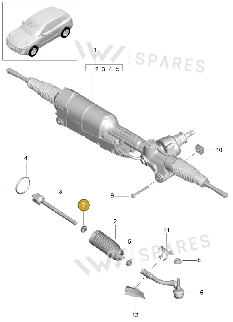 N01116418 — Porsche Macan GTS (2013-2018) diagram p44403000, position 7