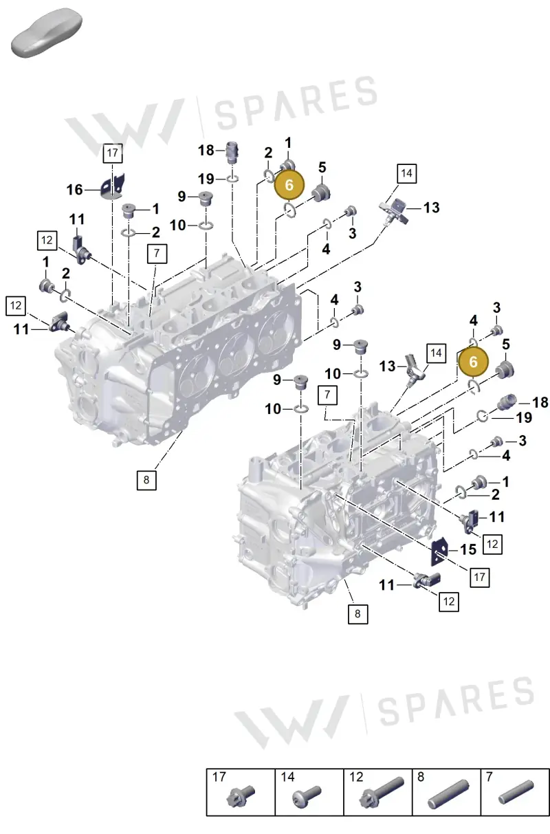 N0138441 — Porsche GT3 RS (2021-) diagram p59103020, position 6