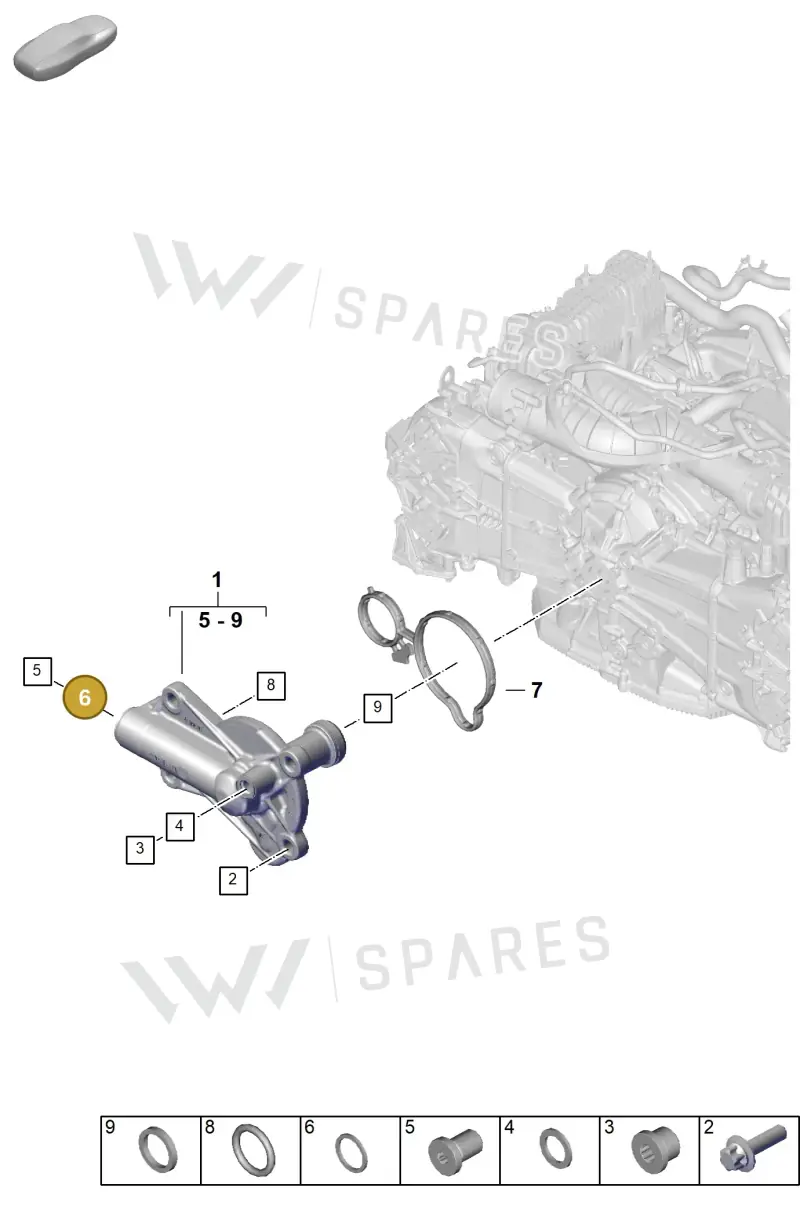 N0138441 — Porsche 992 Carrera Coupe (2024-) diagram p63102100, position 6