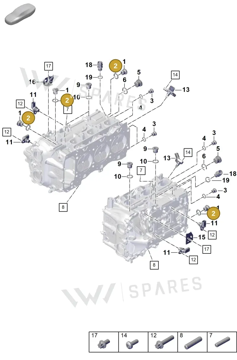 N0138495 — Porsche GT3 RS (2021-) diagram p59103020, position 2