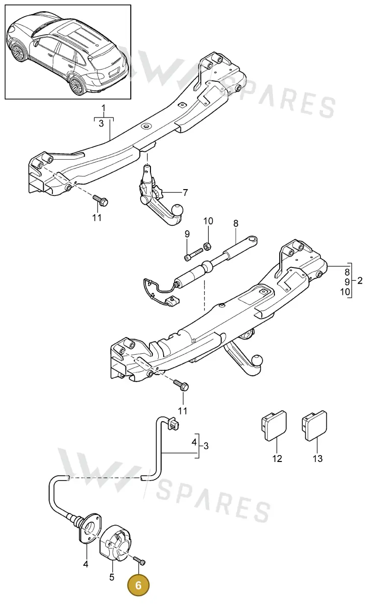 N0141565 — Porsche Cayenne (2010-2018) diagram p37002000, position 6