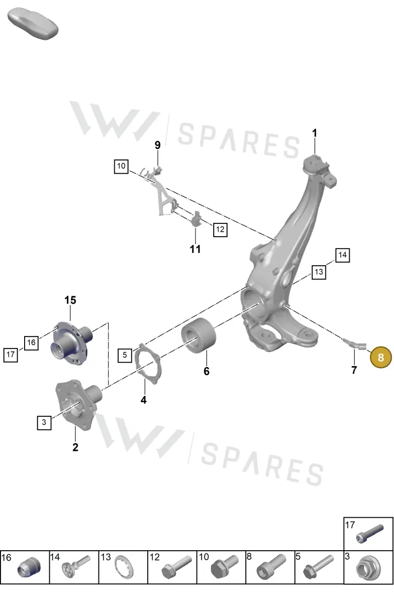 N01474011 — Porsche Panamera (2023-) diagram p62401020, position 8