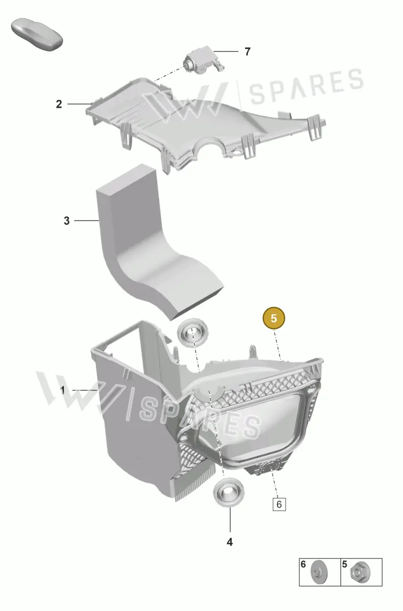 N01508210 — Porsche 992 Carrera Coupe (2024-) diagram p53814050, position 5