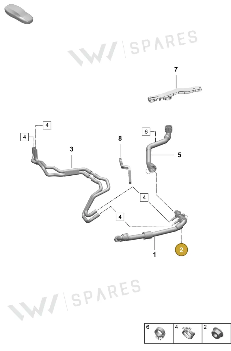 N01508210 — Porsche Macan 4 (2024-) diagram p61155070, position 2