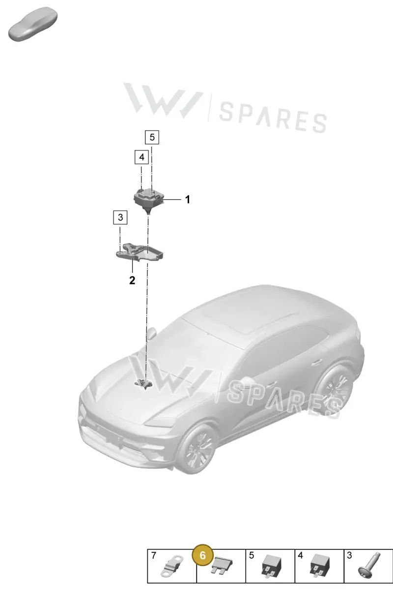 N01713114 — Porsche Macan 4 (2024-) diagram p61902020, position 6