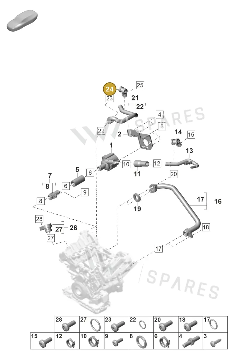N0206267 — Porsche Panamera (2023-) diagram p58105110, position 24