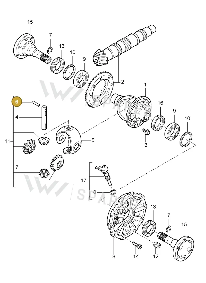 N10072601 — Porsche Boxster S (2004-2008) diagram p27305000, position 6