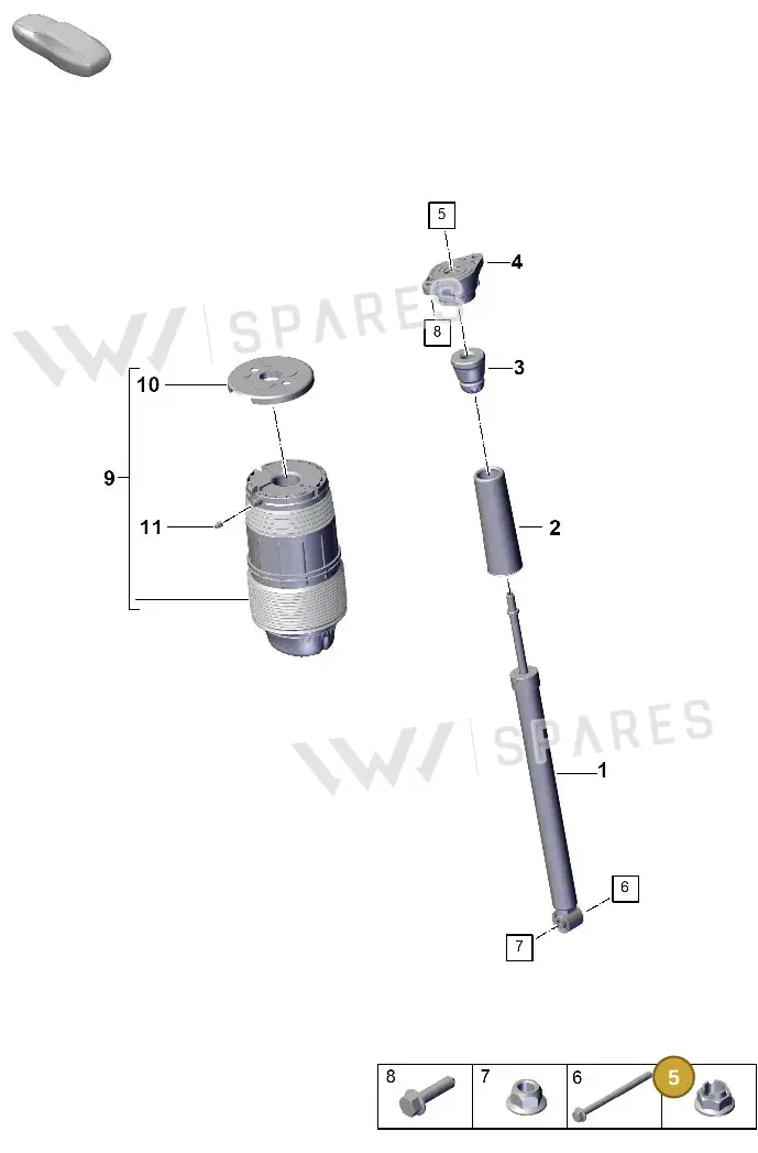 N10106403 — Porsche Panamera (2023-) diagram p62502000, position 5