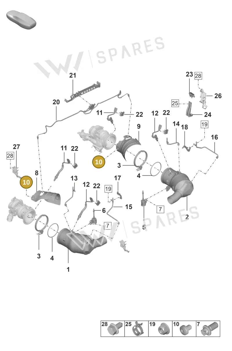 N10170302 — Porsche 992 Carrera Coupe (2024-) diagram p53202200, position 10