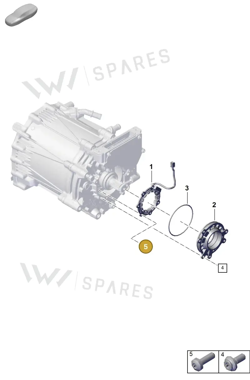 N10196103 — Porsche Taycan Sport Turismo (2023-) diagram p56153000, position 5