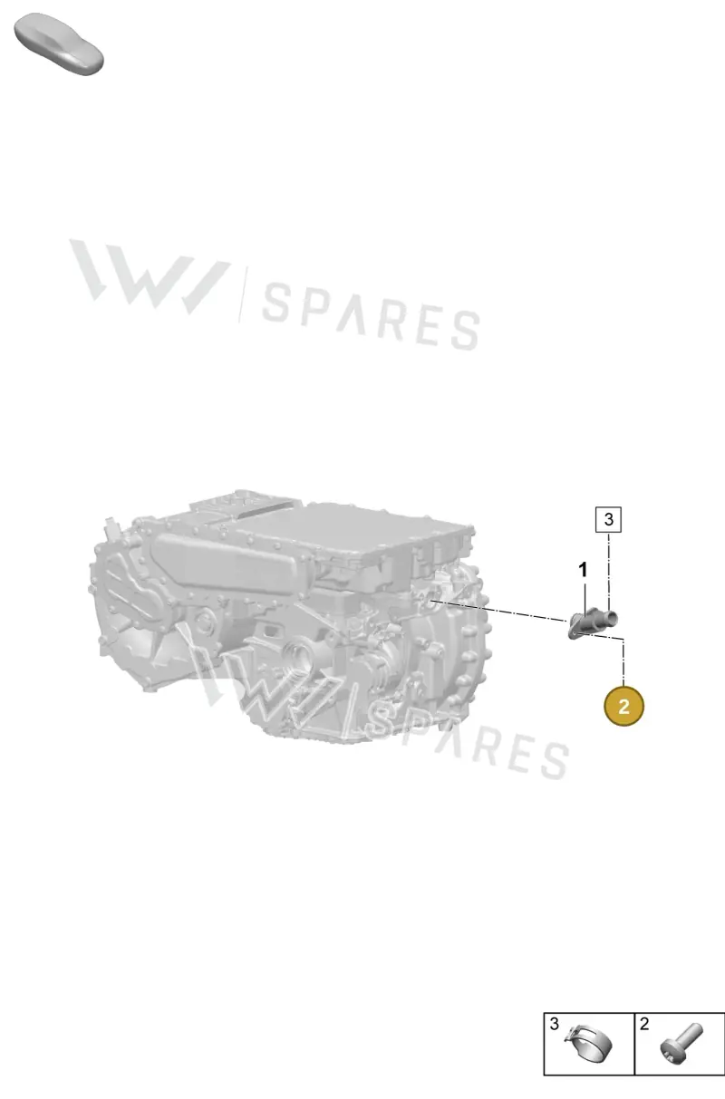 N10196103 — Porsche Macan 4 (2024-) diagram p61151150, position 2
