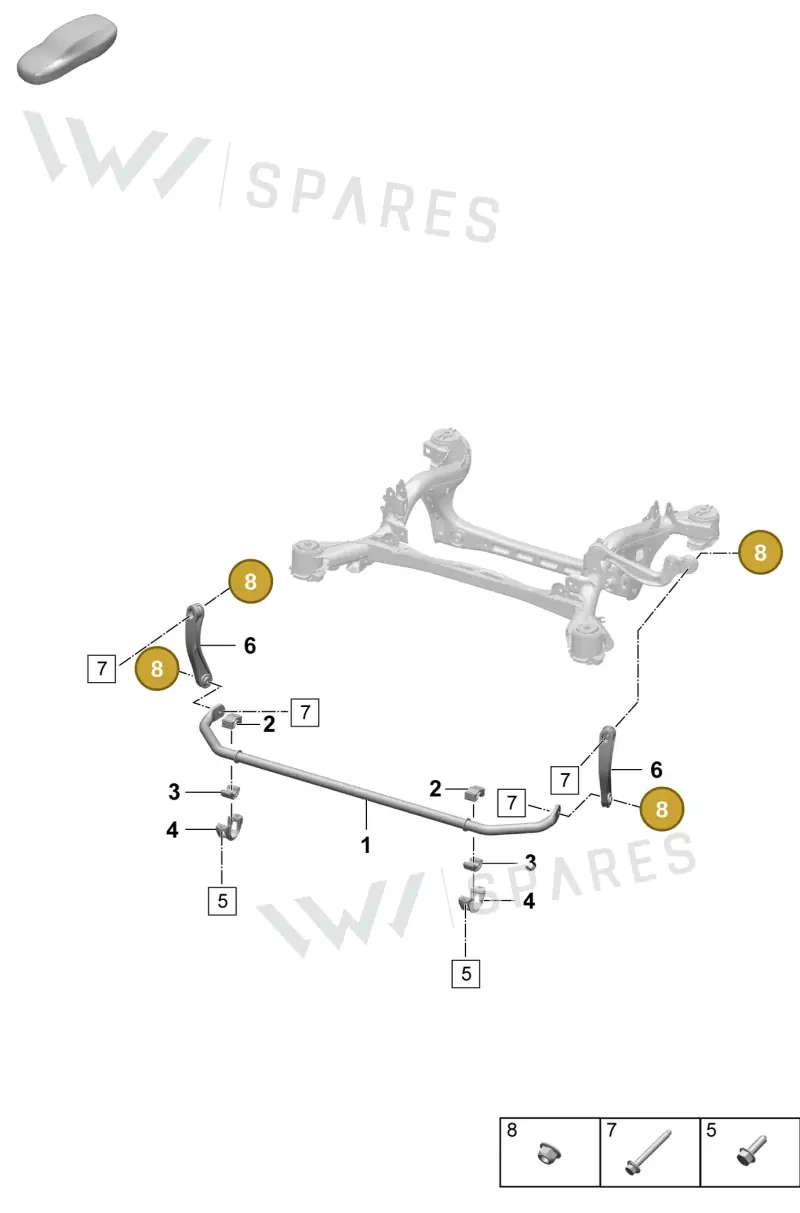 N10272302 — Porsche Macan 4 (2024-) diagram p61502100, position 8