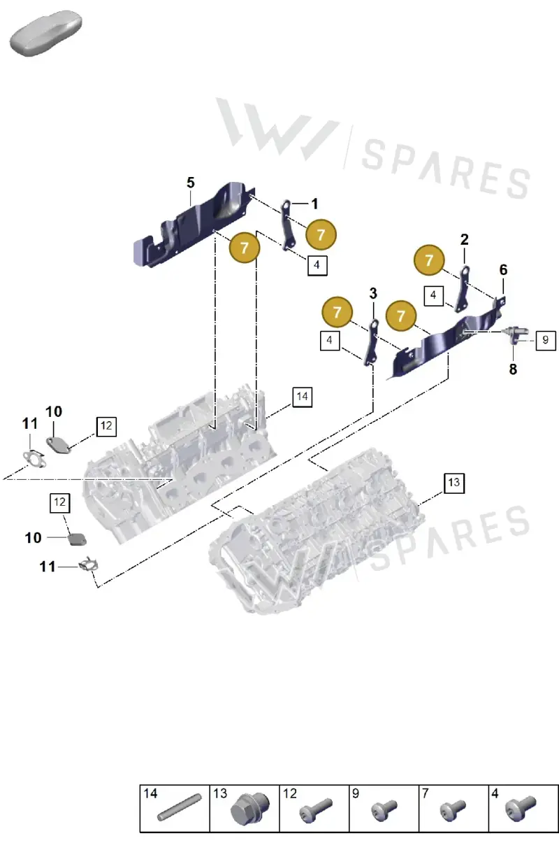 N10335207 — Porsche Panamera (2023-) diagram p60103035, position 7