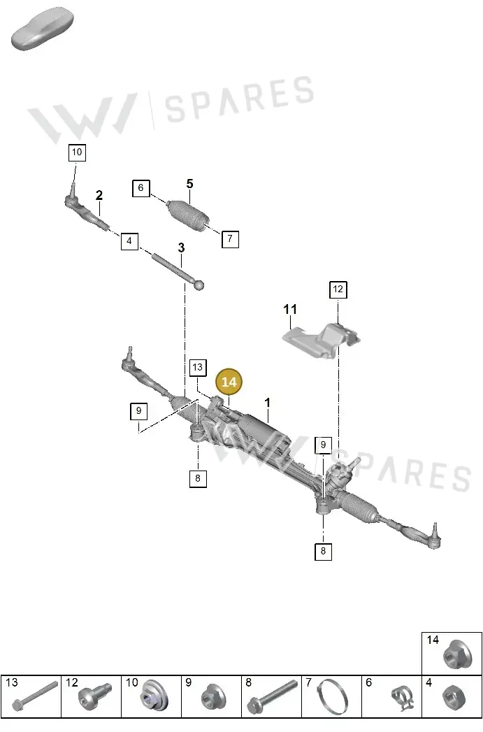 N10435506 — Porsche Panamera (2023-) diagram p62403000, position 14