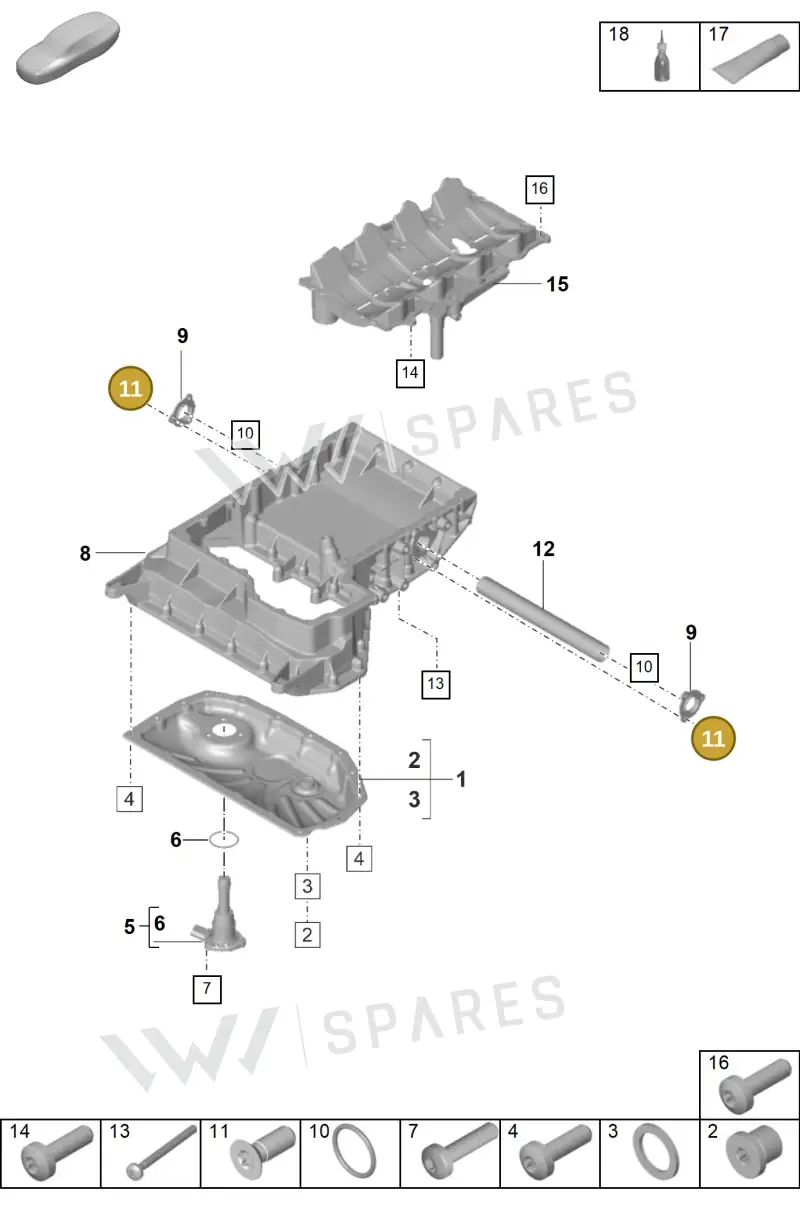 N10448504 — Porsche Panamera (2023-) diagram p58104100, position 11