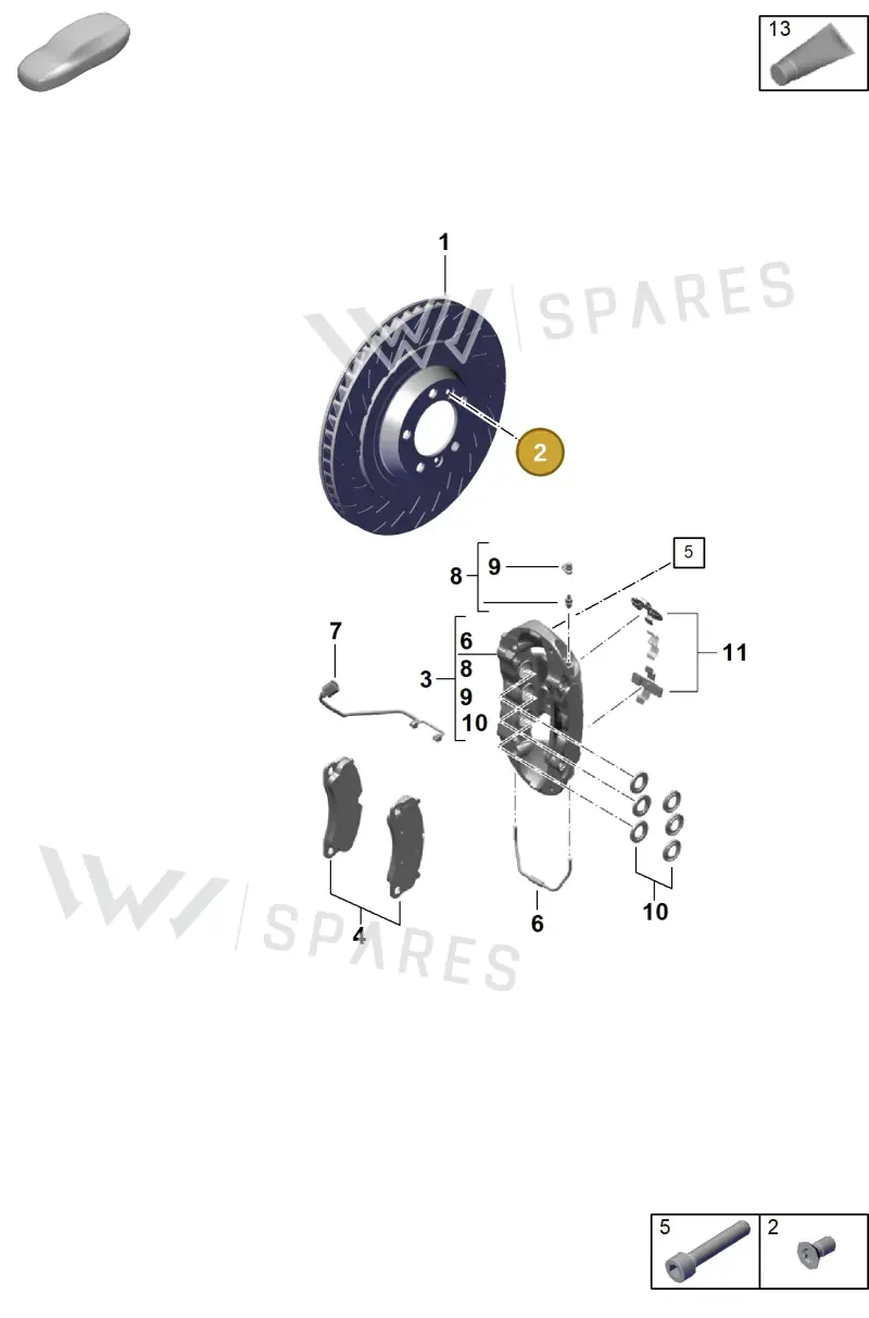N10456004 — Porsche Boxster Spyder (2019-) diagram p55602000, position 2