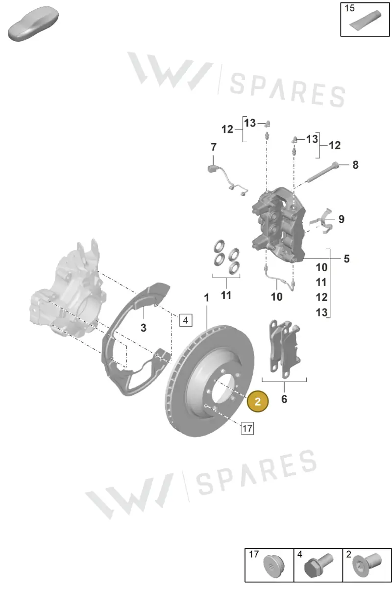 N10456004 — Porsche Panamera (2023-) diagram p58603000, position 2