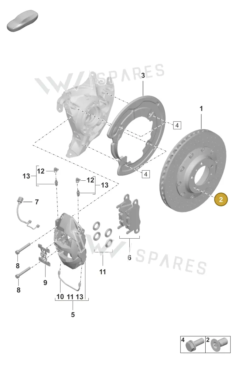 N10456004 — Porsche 992 Carrera Coupe (2024-) diagram p53603010, position 2
