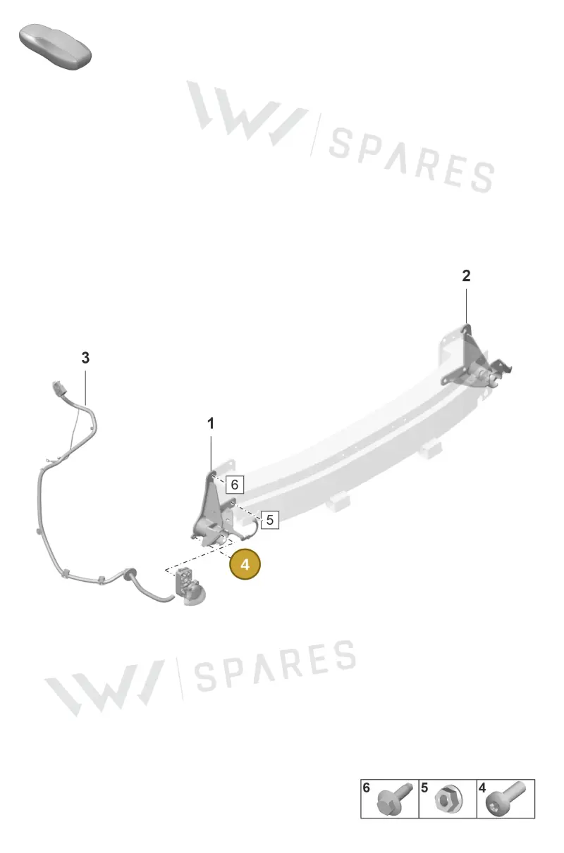 N10459202 — Porsche Taycan Sport Turismo (2023-) diagram p56002000, position 4