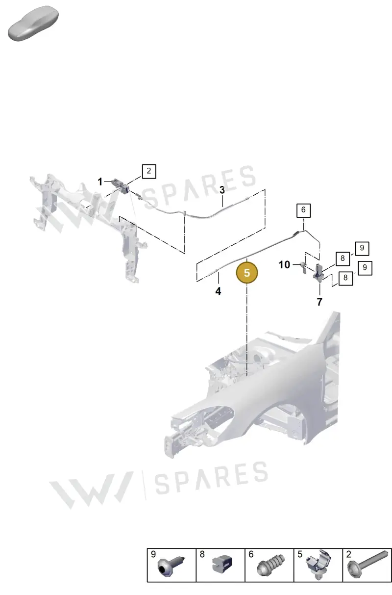 N10507901 — Porsche Panamera (2023-) diagram p62803050, position 5