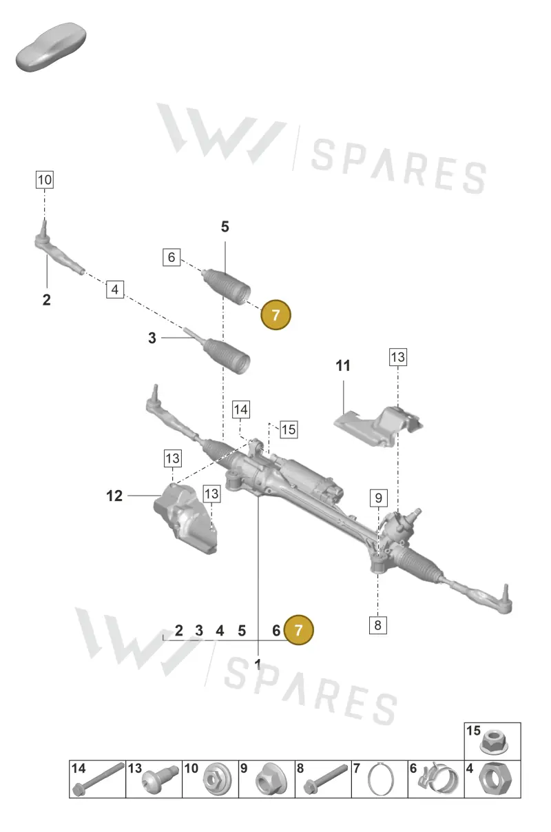 N10575201 — Porsche Panamera 4 Hybrid (2020-2023) diagram p58403000, position 7