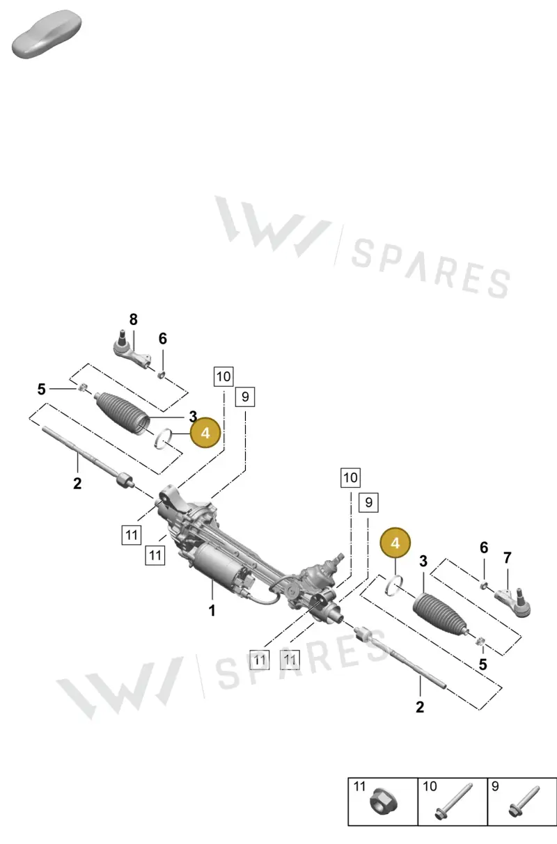 N10575201 — Porsche Macan 4 (2024-) diagram p61403000, position 4