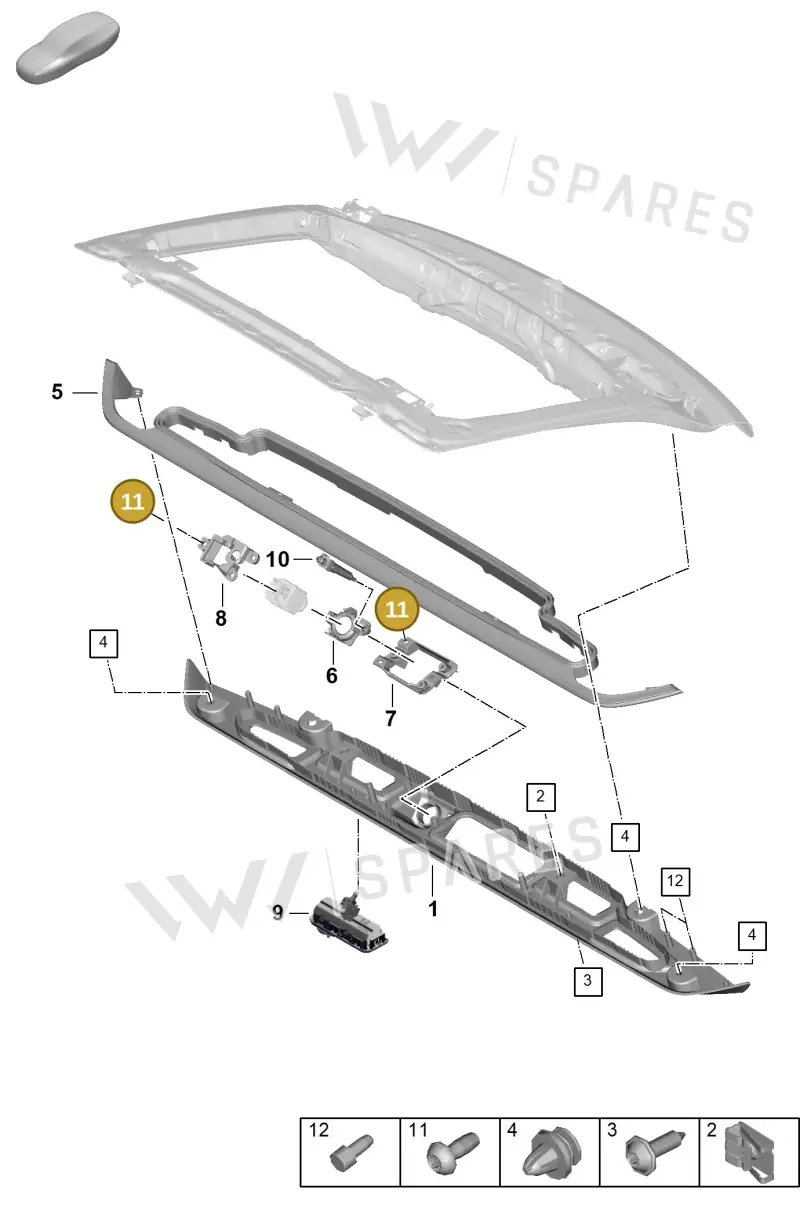 N10602101 — Porsche Panamera (2023-) diagram p62803130, position 11
