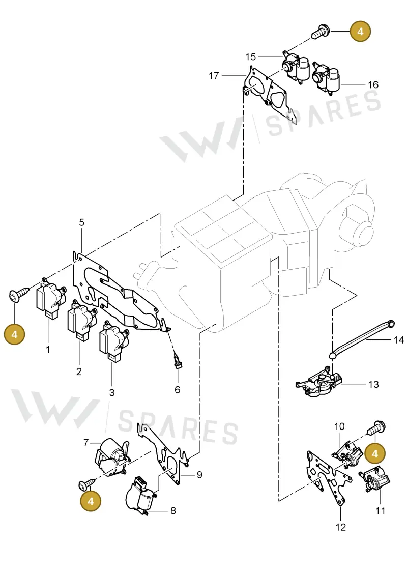 N10621601 — Porsche Cayenne (2007-2010) diagram p31813045, position 4