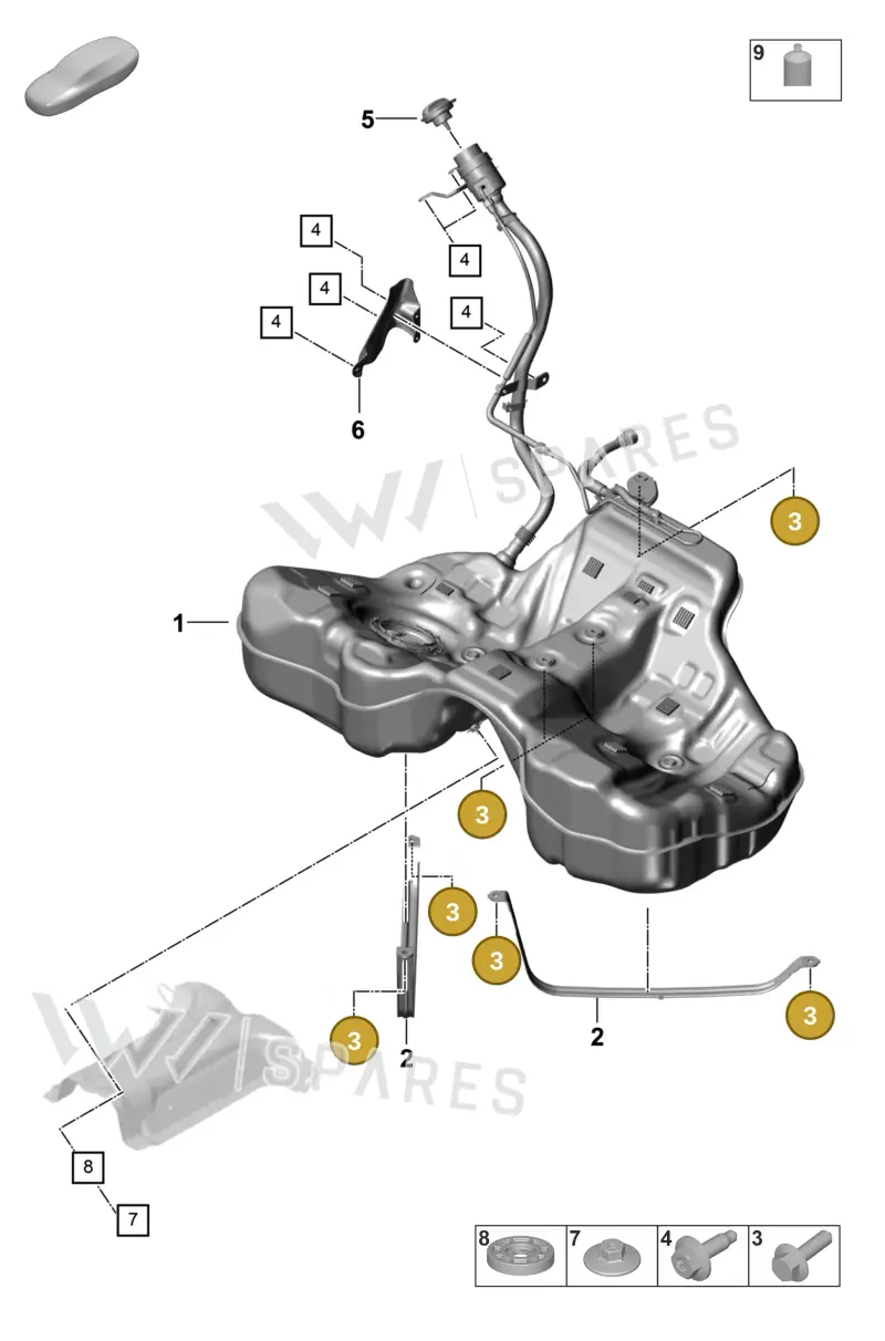 N10626602 — Porsche Panamera (2023-) diagram p58201000, position 3