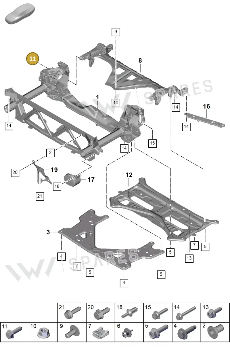 N10629602 — Porsche Panamera (2023-) diagram p62401000, position 11