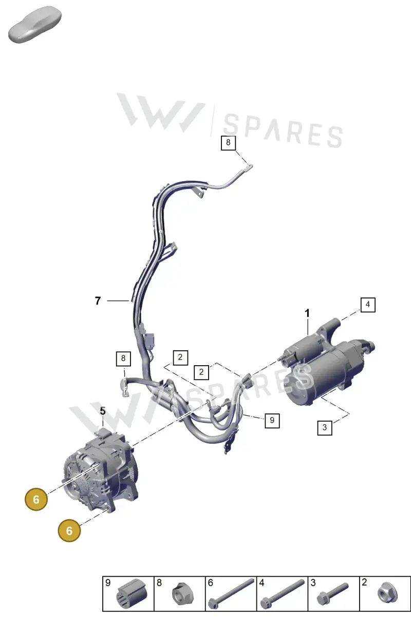 N10636501 — Porsche Cayenne Hybrid Coupe (2023-) diagram p60902200, position 6