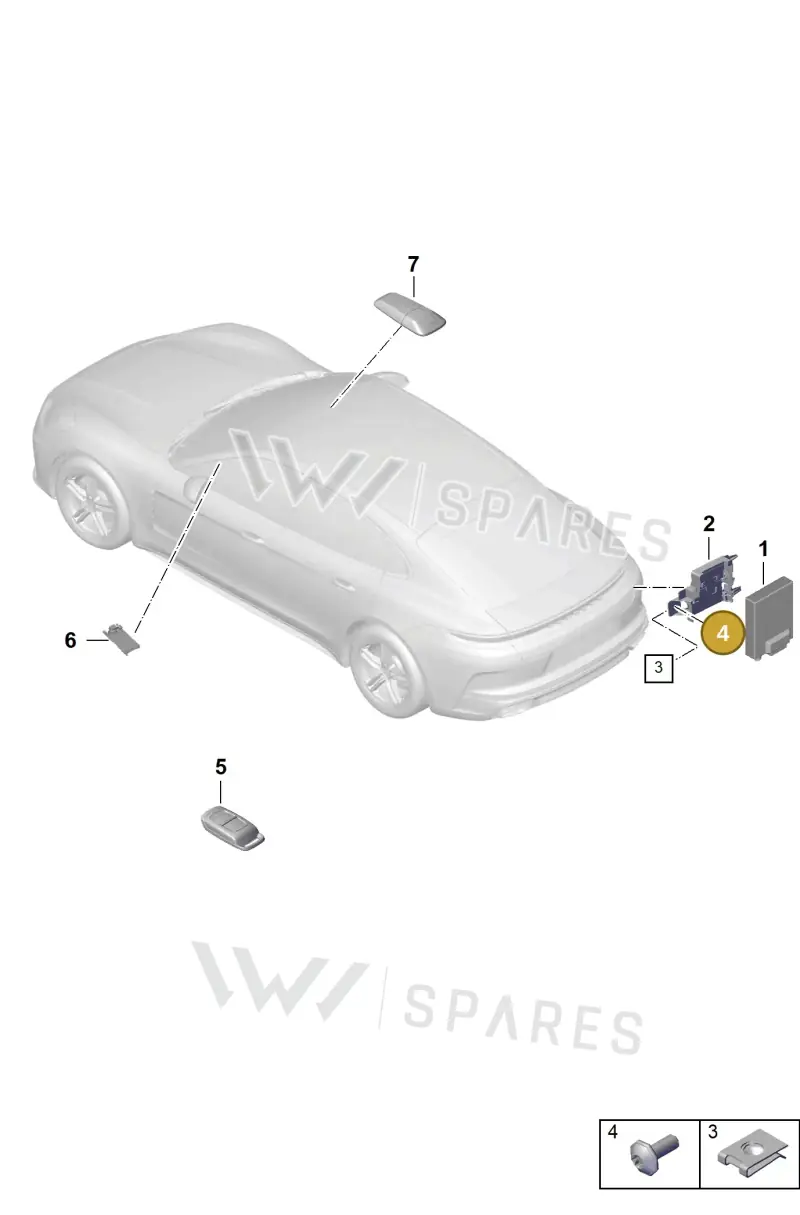 N10642801 — Porsche Panamera (2023-) diagram p62901400, position 4