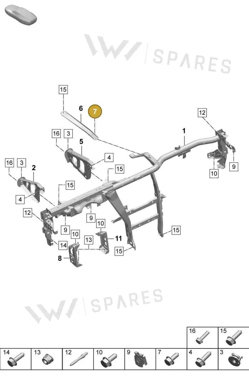 N10653301 — Porsche Macan 4 (2024-) diagram p61809150, position 7