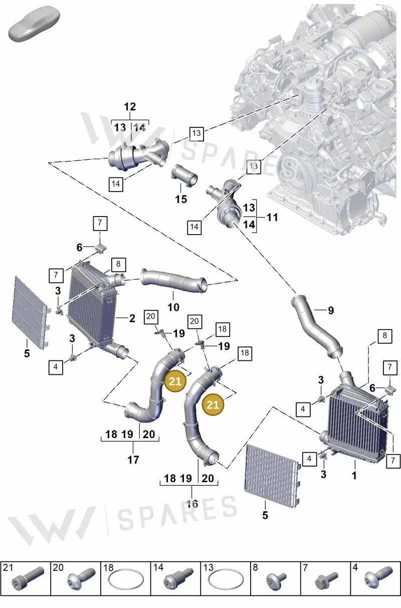 N10653601 — Porsche Panamera (2023-) diagram p62107200, position 21