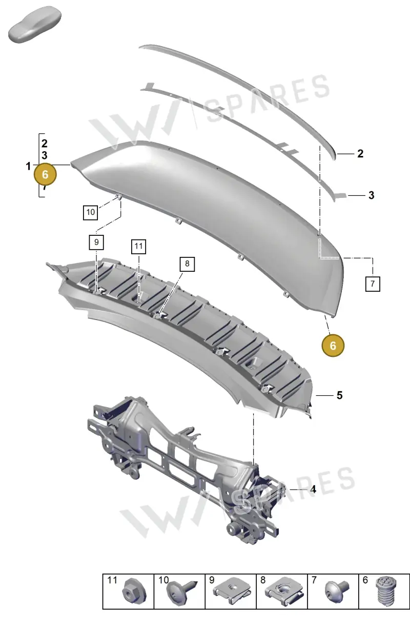 N10653801 — Porsche Boxster Spyder (2019-) diagram p54803075, position 6