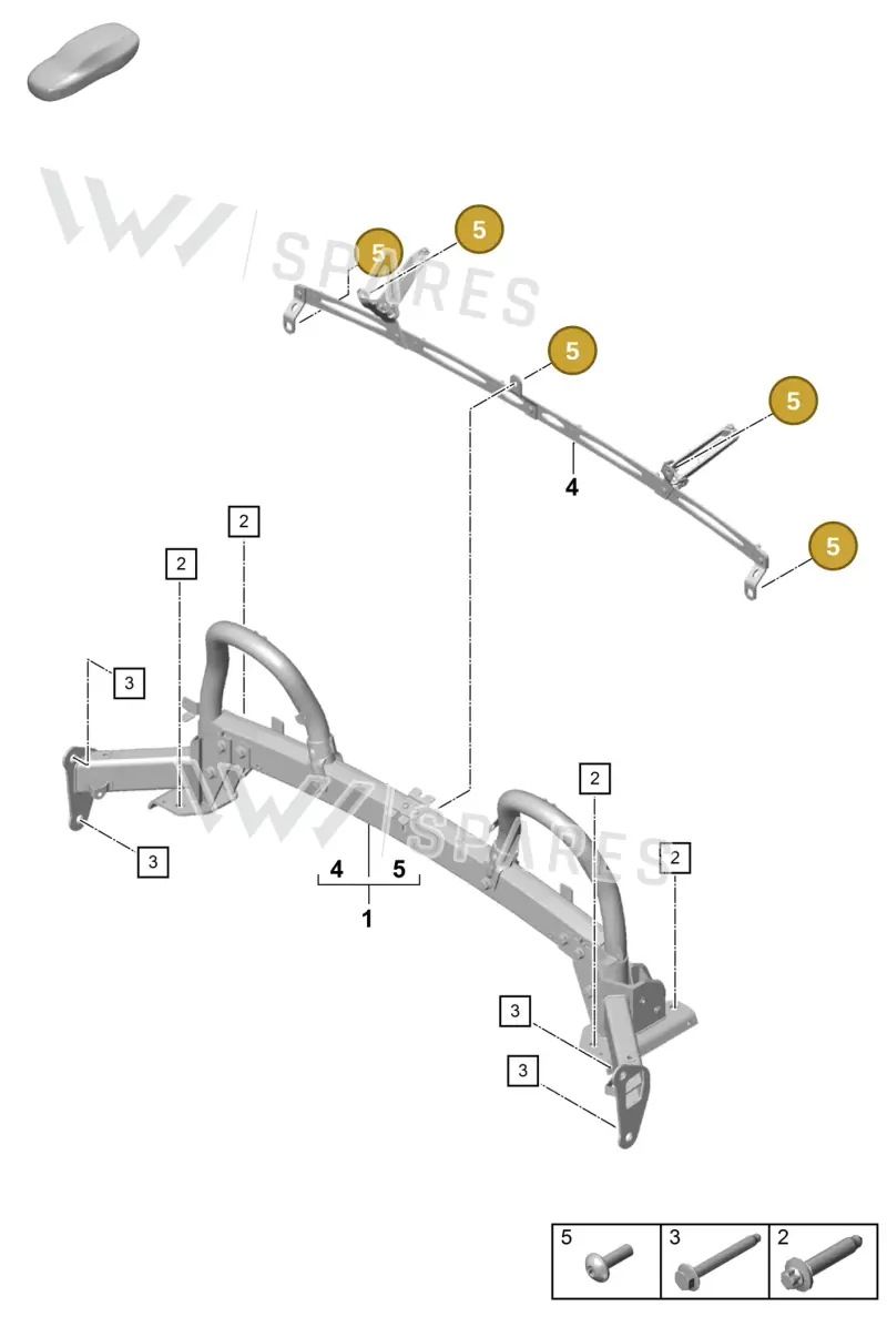N10661002 — Porsche Boxster Spyder (2019-) diagram p54812050, position 5
