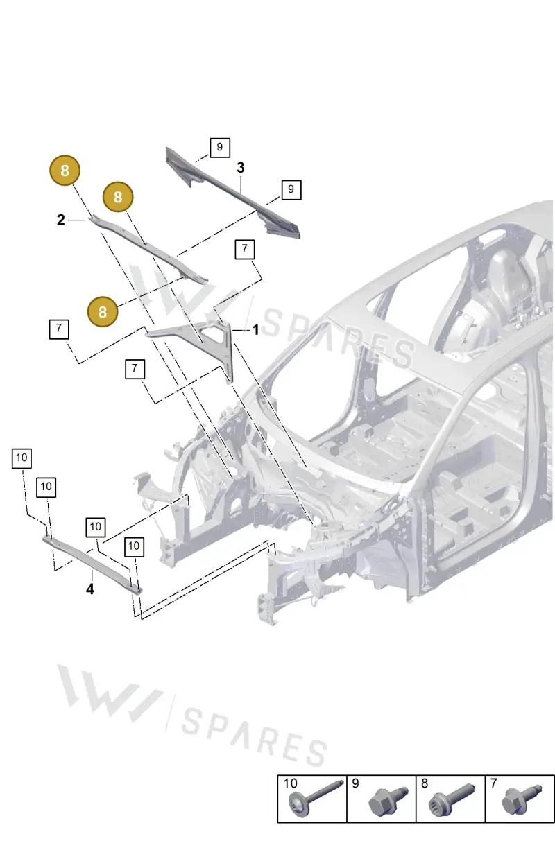 N10665001 — Porsche Cayenne Hybrid Coupe (2023-) diagram p60000003, position 8
