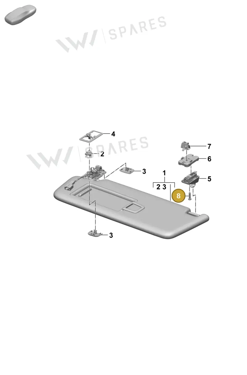 N10666302 — Porsche Macan 4 (2024-) diagram p61807650, position 8