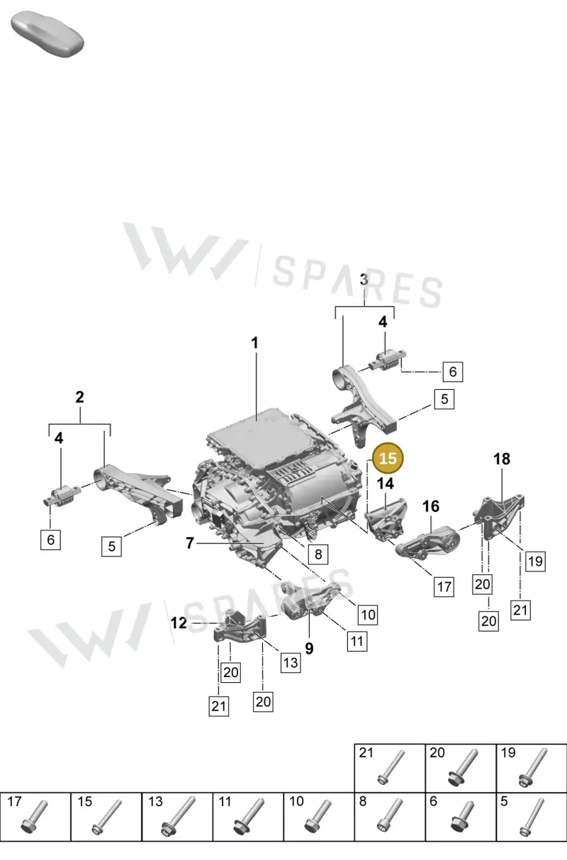 N10687201 — Porsche Macan 4 (2024-) diagram p61151100, position 15