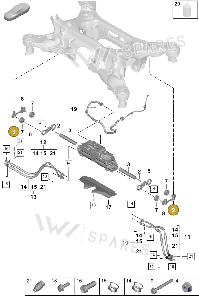 N10690201 — Porsche Panamera (2023-) diagram p62502050, position 9